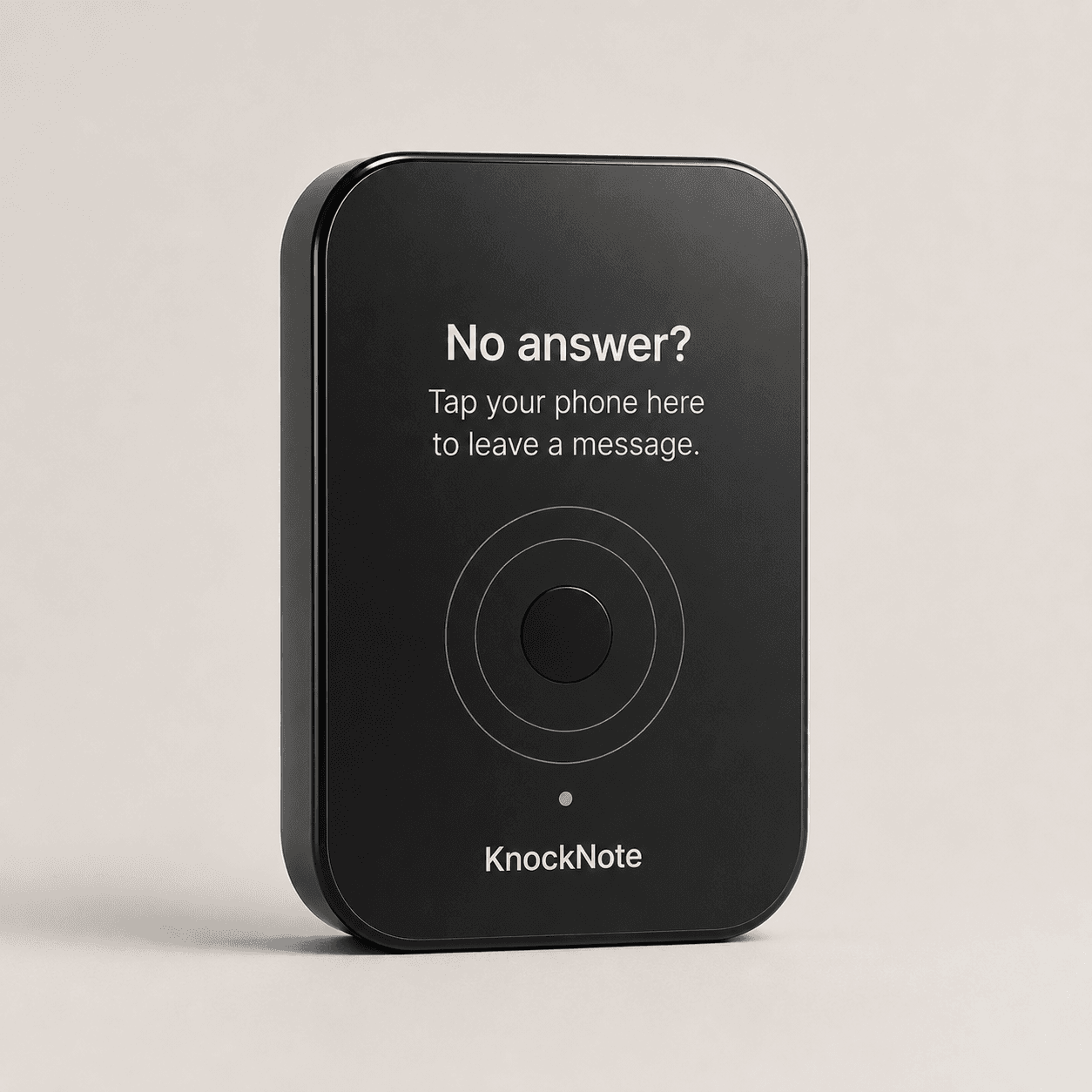 Matte Black KnockNote Touch Point